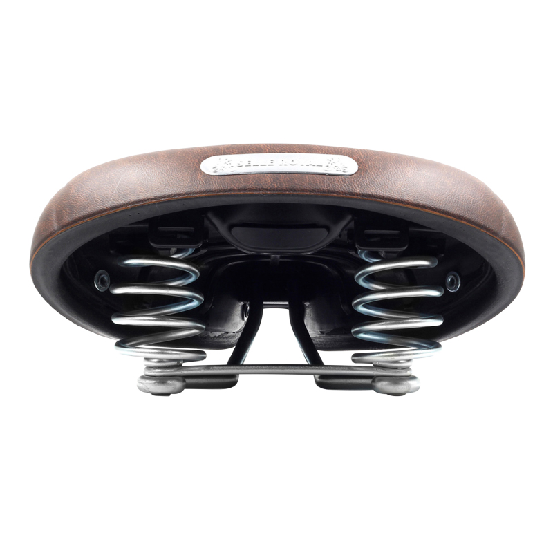 Selle Royal City Ondina rétro-vintage avec gel et ressort, coloris marron 253x214mm - vue 4