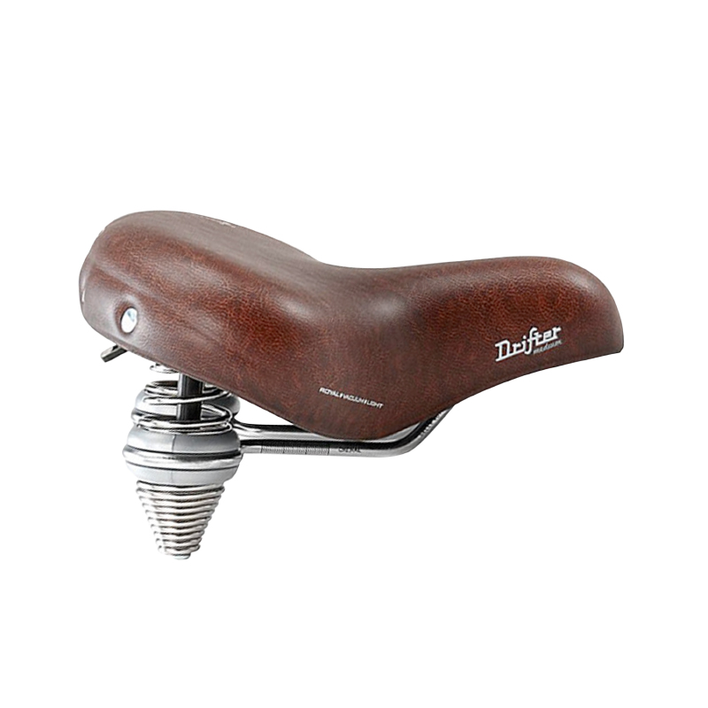 Selle Royal City Ondina rétro-vintage avec gel et ressort, coloris marron 253x214mm - vue 5