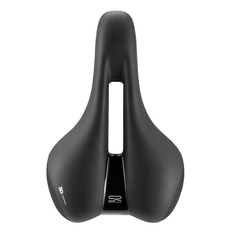 Selle Royal Ellipse Trekking avec trou central modéré noir 276X180MM 474G - vue 2
