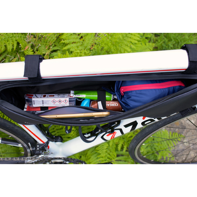 Sacoche de cadre velo Zefal z adventure C4 4,2L noir fixation velcro (500x140x65mm) - vue 3