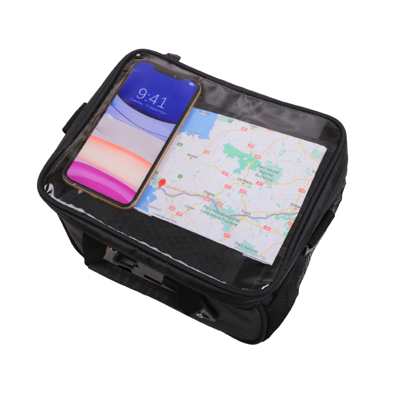 Sacoche de cintre-guidon velo Zefal bag noir fixation clip (230x180x175mm - 7L) - entraxe fixation 60MM interieur - vue 3