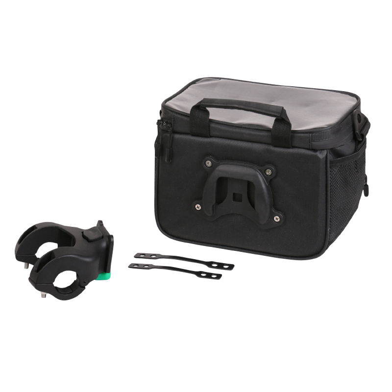 Sacoche de cintre-guidon velo Zefal bag noir fixation clip (230x180x175mm - 7L) - entraxe fixation 60MM interieur - vue 4
