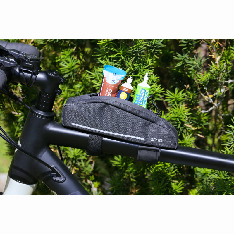 Sacoche de cadre nutrition vélo Zefal Z Aero noir fixation velcro 0,4L - vue 5