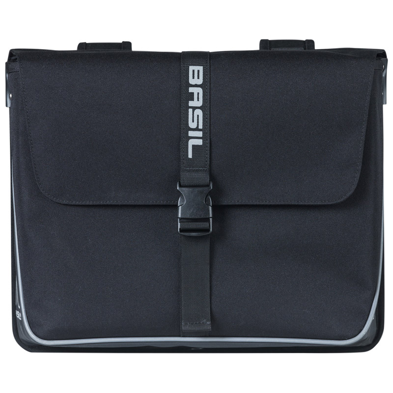 Sacoche arriere velo double Basil forte 35L noir (41X15X43CM) universel pour VTC et vae - vue 2