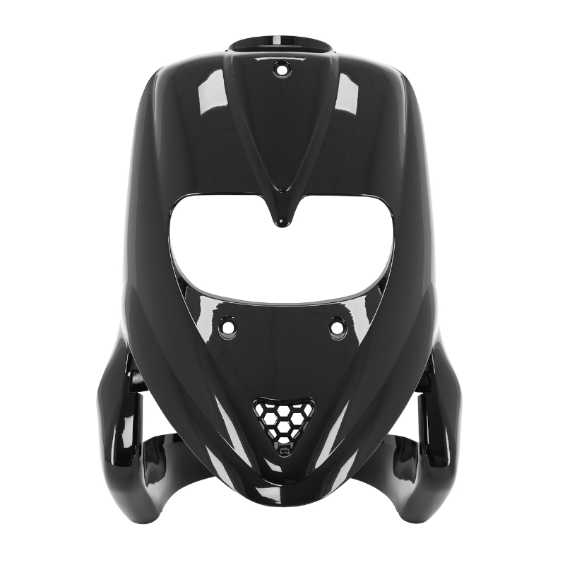 Carrosserie carenage Gilera 50 Stalker noir brillant 5 pièces avec trappe P2R - vue 4