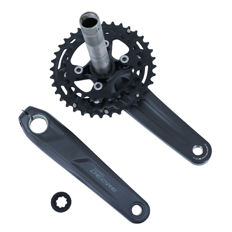 Pédalier VTT Shimano Deore M5100 11V 170mm 36-26 noir intégré - vue 2