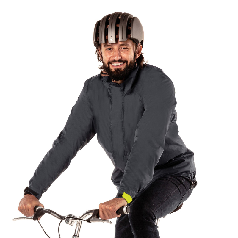 Veste de pluie Tucano Nano Rain Alpha gris anthracite taille M - vue 3