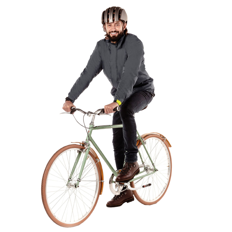 Veste de pluie Tucano Nano Rain Alpha gris anthracite taille M - vue 5