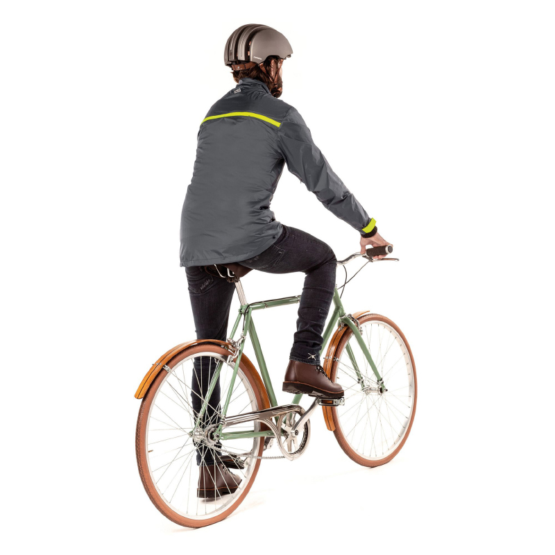 Veste de pluie Tucano Nano Rain Alpha gris anthracite taille M - vue 6