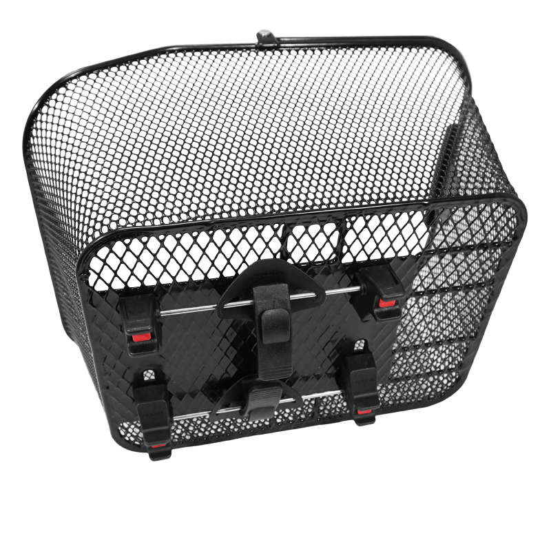Panier arrière acier nid d'abeille City Klickfix Korbklip noir 20L avec fixation clip - vue 6