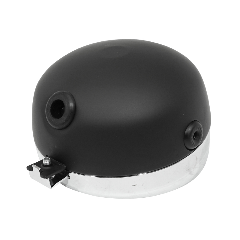 Phare-projecteur cyclo adaptable Peugeot 103 - MBK 51 rond diamètre 130 mm noir ampoule BA15S - vue 3