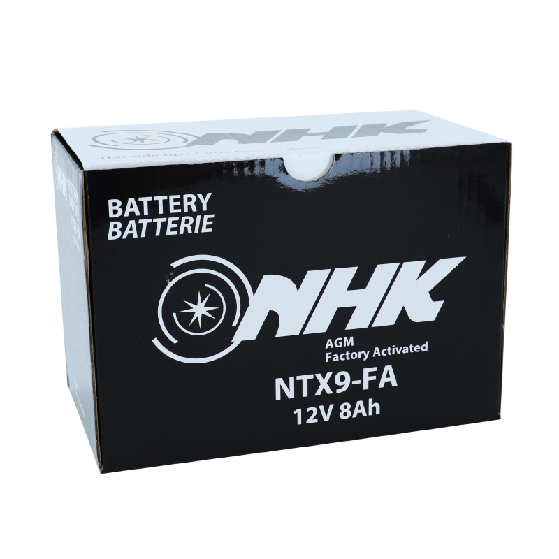 Batterie 12V 8 ah NTX9 Nhk fa sans entretien prete a l'emploi (lg150xl87xh105mm)(activee en usine-fa - qualite premium - equivalent YTX9) - vue 2