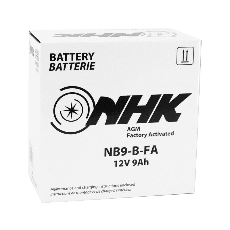 Batterie 12V 9 ah NB9-B Nhk fa sans entretien prete a l'emploi (lg135xl75xh139mm) (activee en usine-fa - qualite premium - equivalent YB9-B) - vue 2