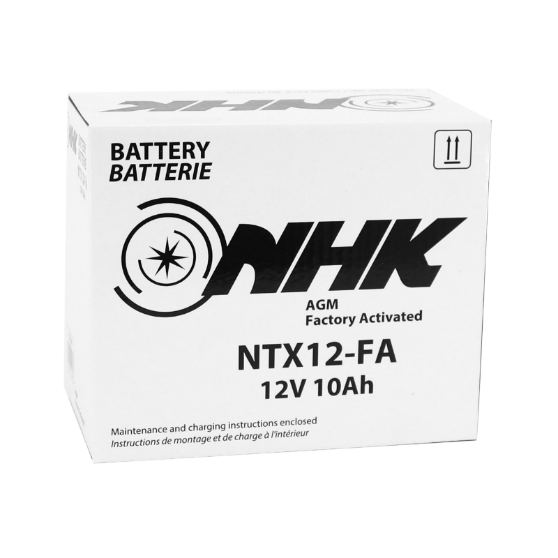 Batterie 12V 10 ah NTX12 Nhk fa sans entretien prete a l'emploi (lg150xl87xh130mm) (activee en usine-fa - qualite premium - equivalent YTX12) - vue 2