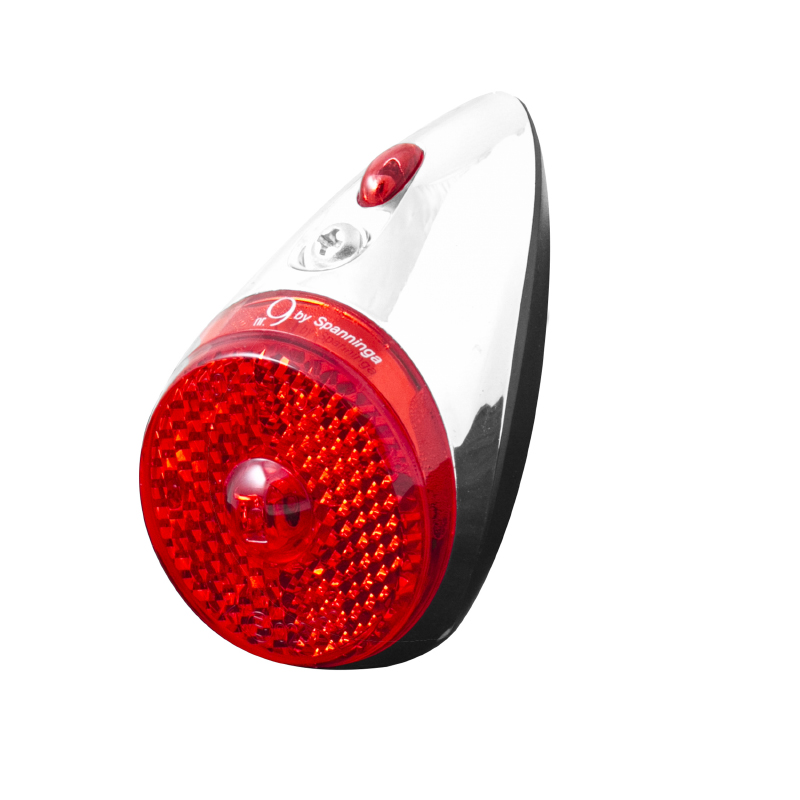 Éclairage vélo à dynamo arrière 6V sur garde-boue Spanninga Nine Classic Safe Stop - vue 2