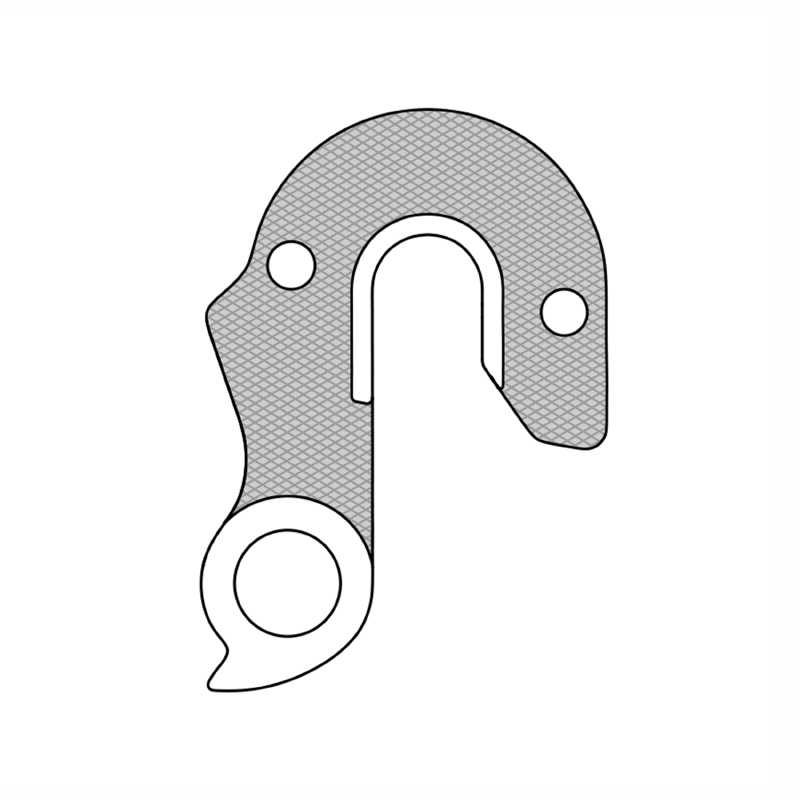 Patte de dérailleur aluminium Marwi Bulls GH-263 - vue 3