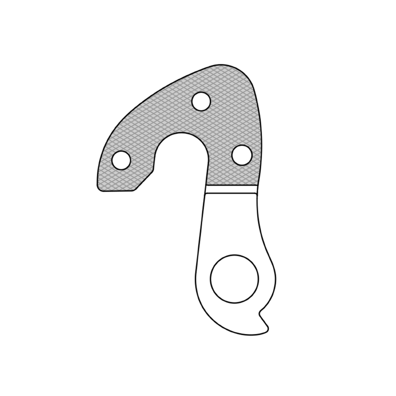Patte de dérailleur aluminium Marwi Focus GH-289 - vue 3