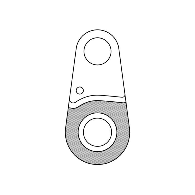 Patte de dérailleur aluminium Marwi Specialized GH-298 - vue 4