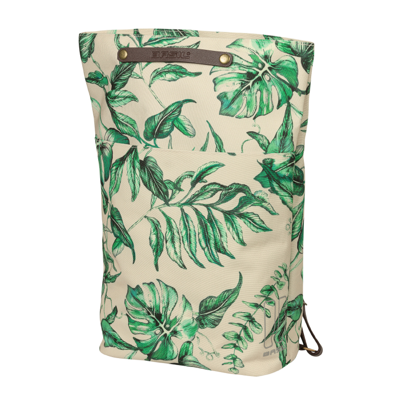 Sacoche arrière vélo latérale Basil Evergreen Daypack beige 14-19L - vue 7