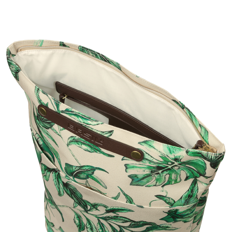 Sacoche arrière vélo latérale Basil Evergreen Daypack beige 14-19L - vue 8