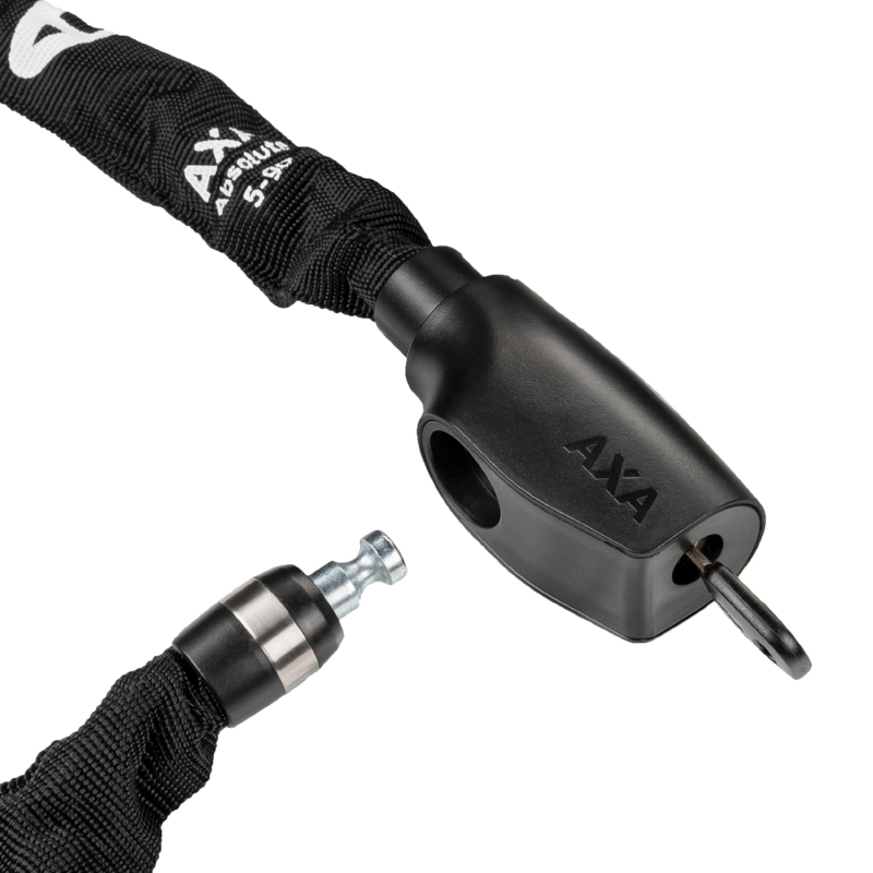Antivol velo chaine a cle Axa absolute diam 5 MM L0.90M noir - securite niveau 7-15 - vue 3
