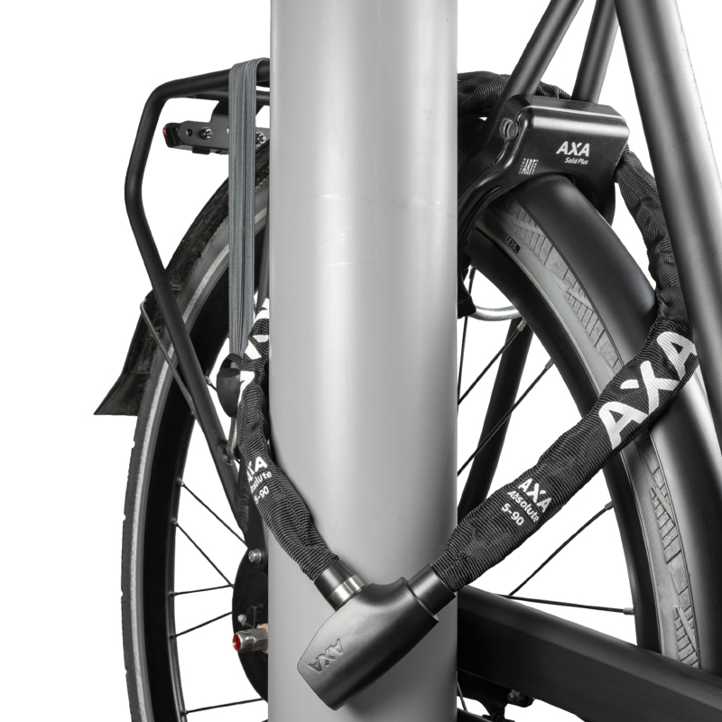 Antivol velo chaine a cle Axa absolute diam 5 MM L0.90M noir - securite niveau 7-15 - vue 5