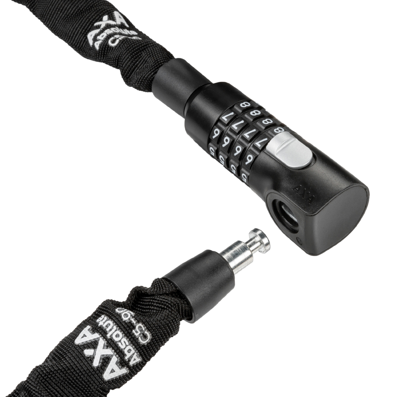 Chaîne antivol vélo AXA Absolute Code diamètre 5 mm longueur 0,90 m noir - vue 3