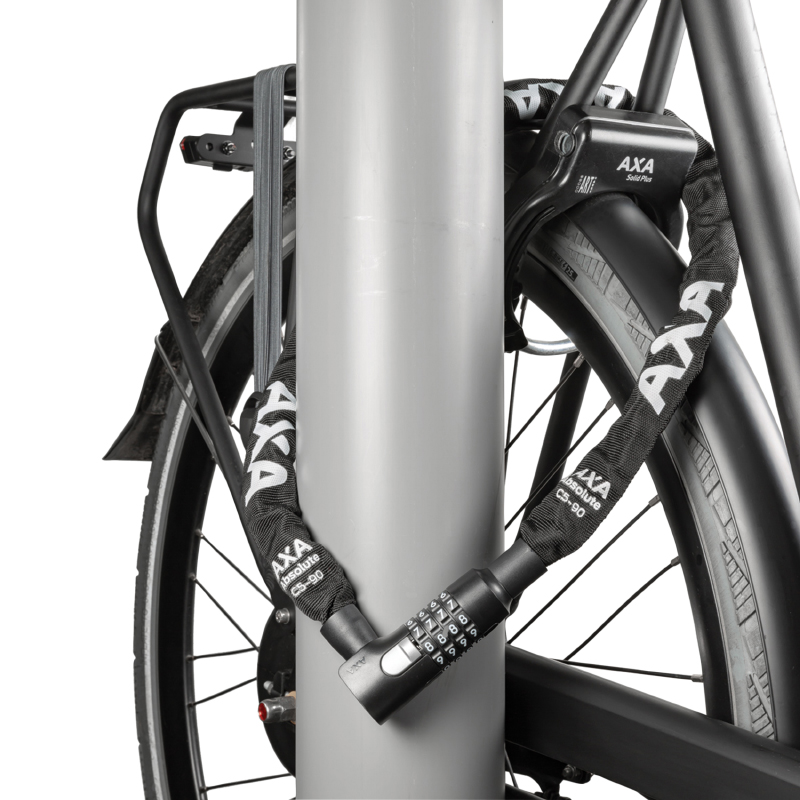 Chaîne antivol vélo AXA Absolute Code diamètre 5 mm longueur 0,90 m noir - vue 6