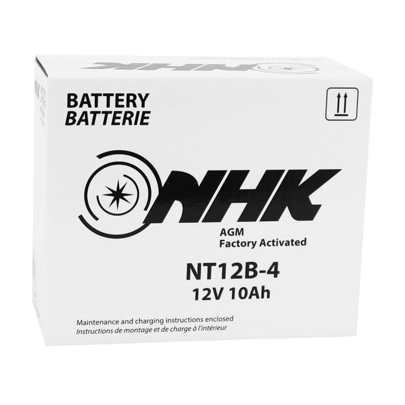 Batterie 12V 10 ah NT12B-4 Nhk fa sans entretien prete a l'emploi (lg150xl69xh130mm) (activee en usine-fa - qualite premium - equivalent YT12B-4 - sla - gel) - vue 2