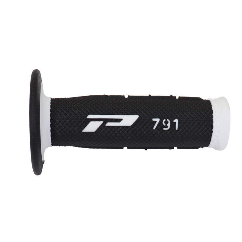 Revêtement poignée Progrip 791 double densité base blanc-noir closed end 115 mm - vue 3