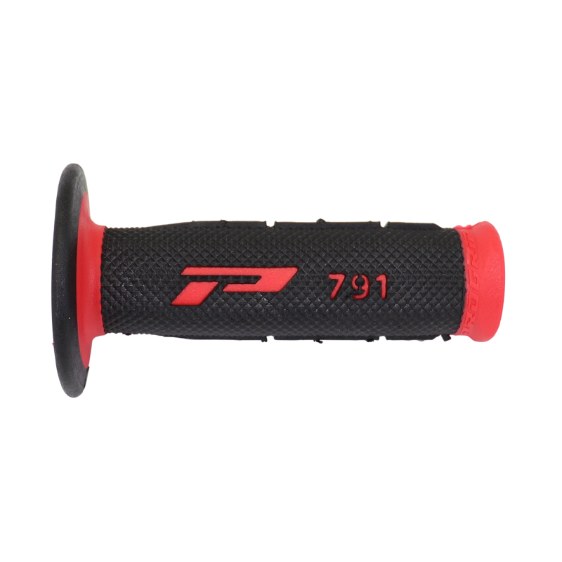 Revêtement de poignée Progrip 791 double densité base rouge-noir closed end 115 mm (paire) - vue 3