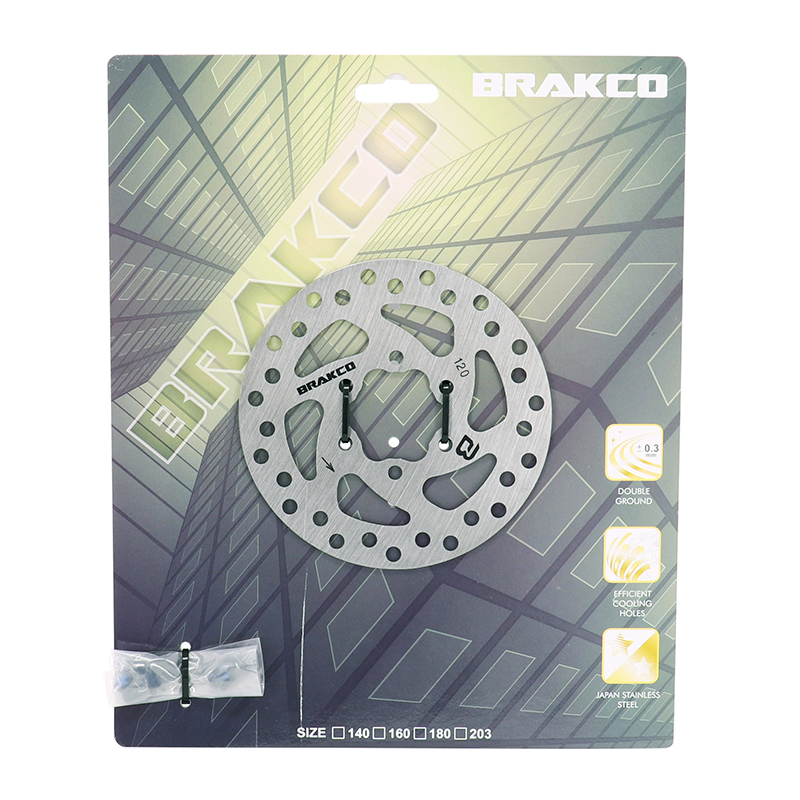 Disque de frein BRAKCO 120 mm 6 trous pour trottinette électrique - vue 3