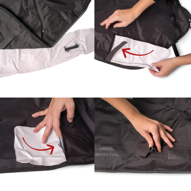 Boudin-coussin de tablier couvre-jambe Tucano R316X-6 (longueur 82 cm) - vue 2