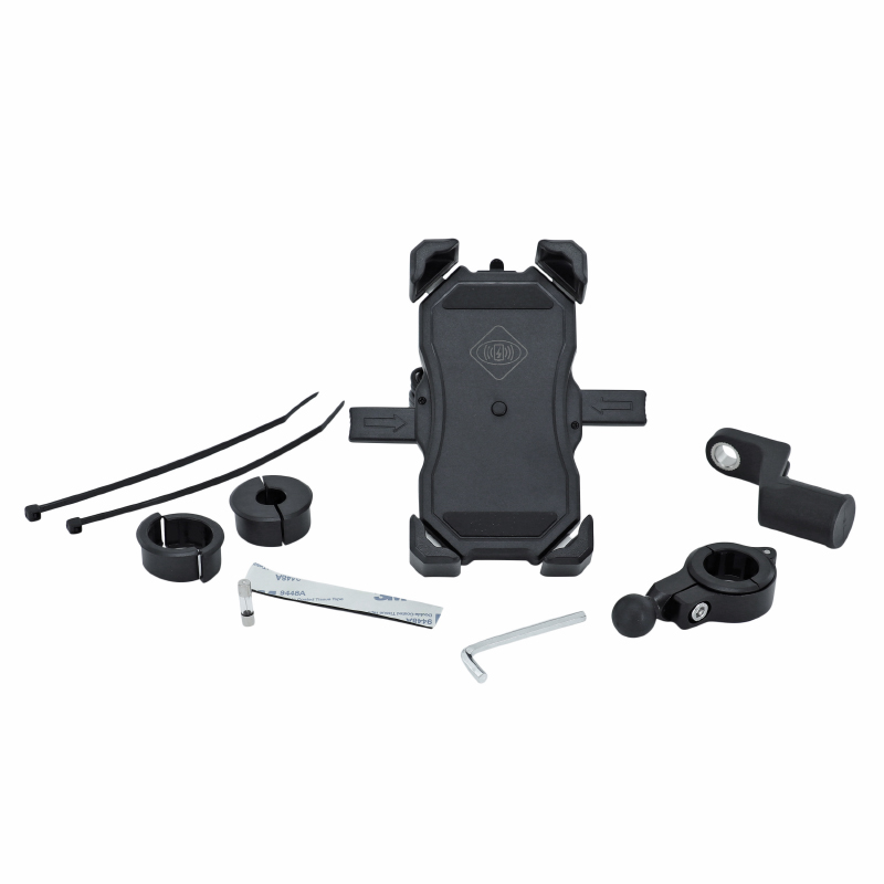 Support smartphone AVOC M2 avec USB et recharge sans fil pour guidon et rétroviseur - vue 2