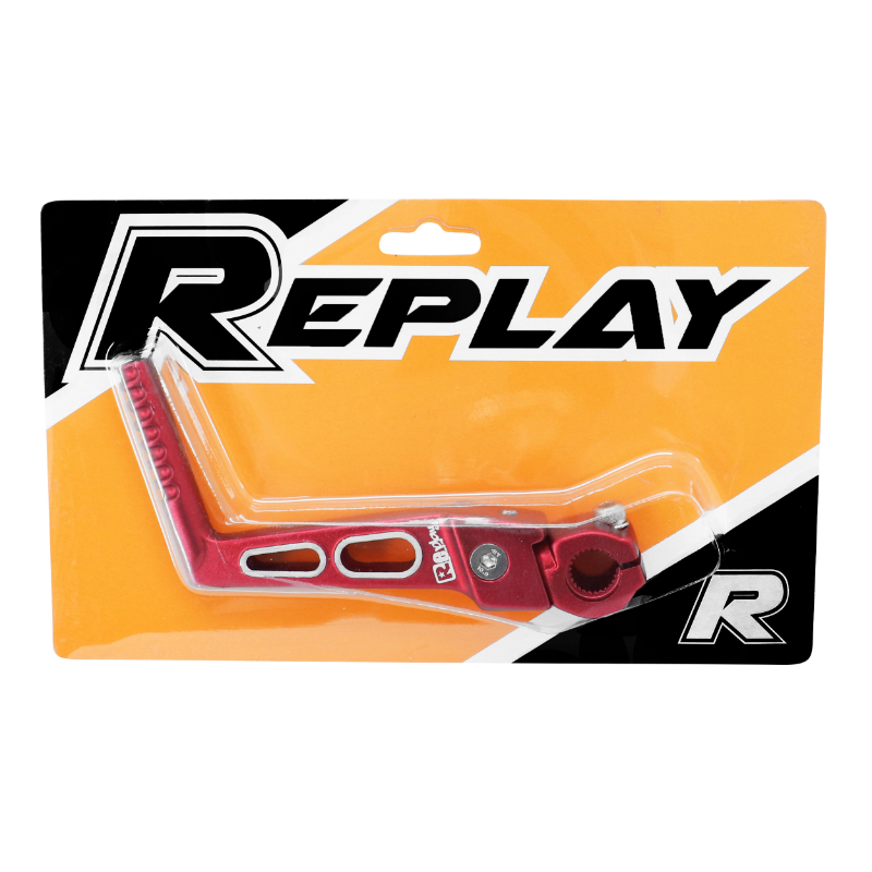 Kick de démarrage Replay Racing alu rouge pour Derbi 50 Senda à boîte - vue 4