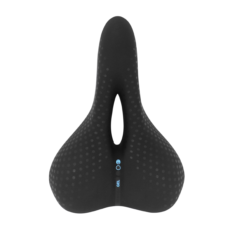 Selle San Marco Bioaktive Trekking Open Gel Unisex Noir Rail Acier 188x273mm 460g - vue 2