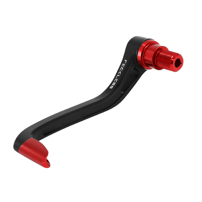 Protection levier de frein Reckless alu Yamaha 530 TMAX 2017-2019 noir-rouge droit - vue 2