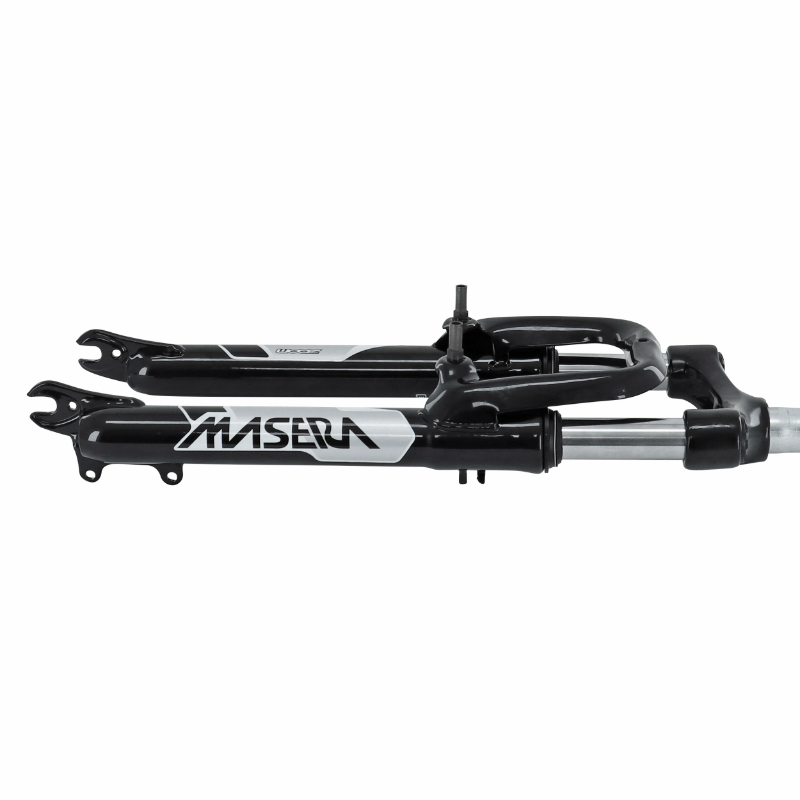 Fourche VTT 26" Zoom à suspension acier ressort-élastomère V-Brake et disque noir 60 mm 230-100 mm 1"1/8 x 25,4 - vue 3