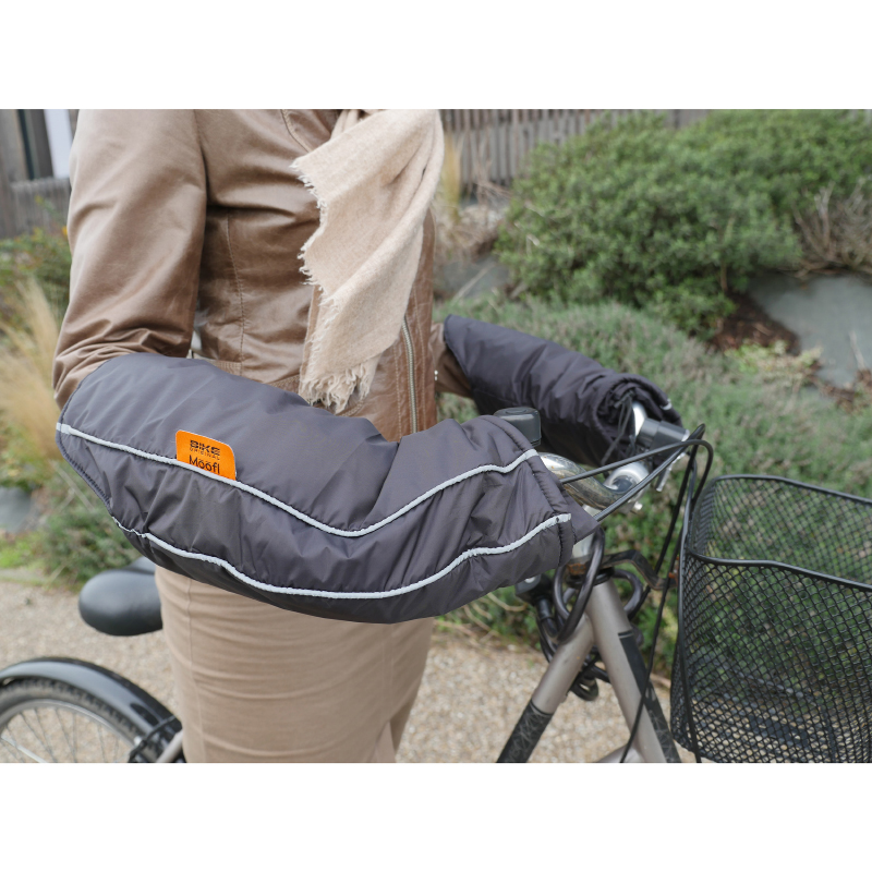 Manchon protège-main vélo P2R Moofl noir - vue 2