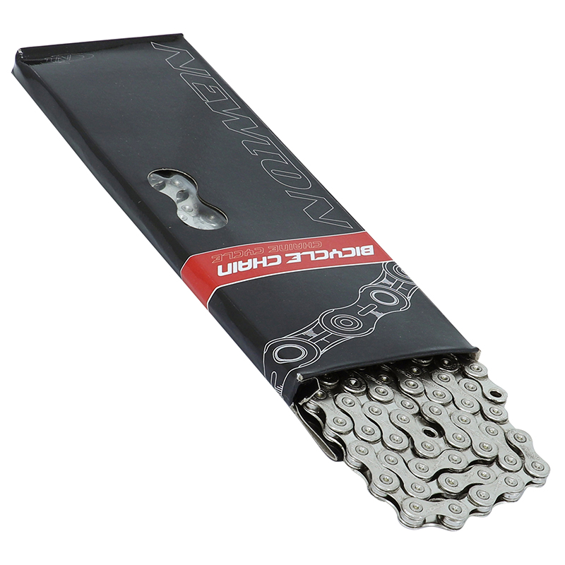 Chaîne vélo VAE 12V Newton Taya TOLV-12 noir-argent renforcée 138 maillons compatible Shimano et SRAM - vue 2