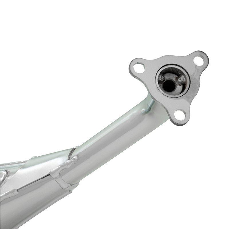 Silencieux VOCA Racing chromé pour Sherco 50 SM-R SE-R passage bas aluminium noir - vue 5