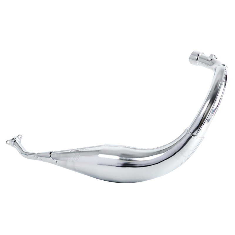 Silencieux VOCA Racing chromé aluminium rouge Sherco 50 SM-R SE-R passage bas - vue 2