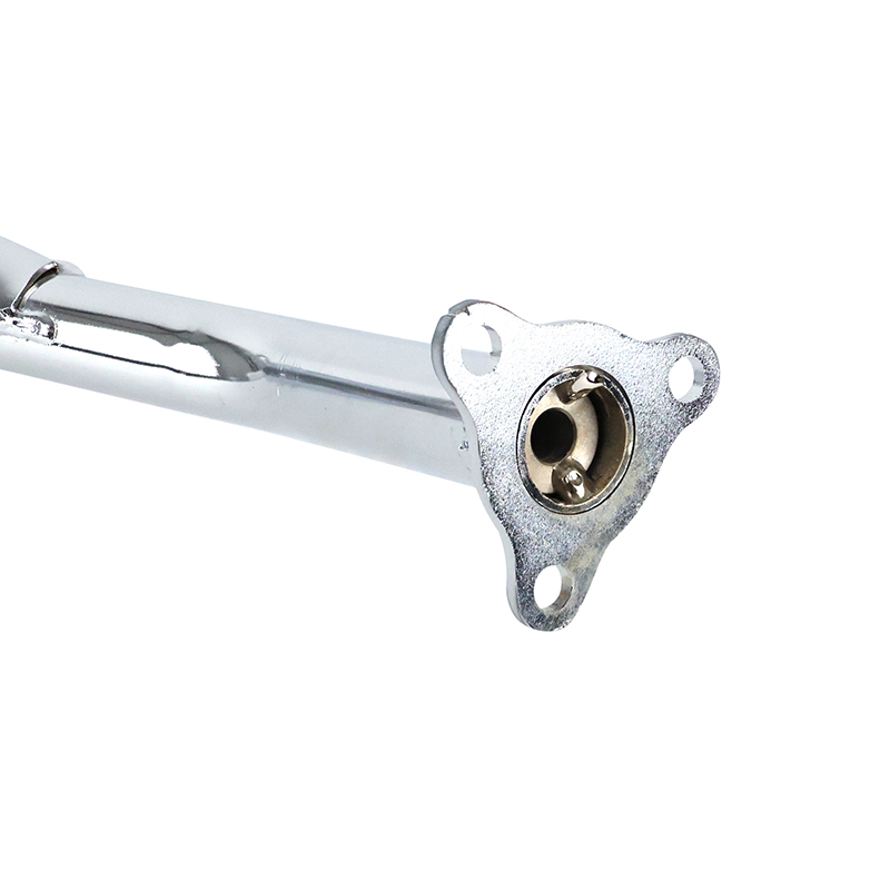 Silencieux VOCA Racing chromé aluminium rouge Sherco 50 SM-R SE-R passage bas - vue 4
