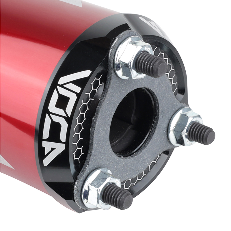 Silencieux VOCA Racing chromé passage bas pour Beta 50 RR 2012-2020 - vue 3