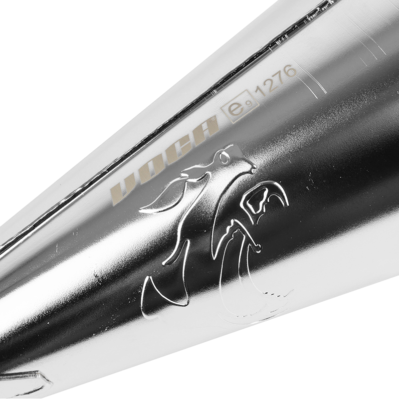 Silencieux VOCA Racing chromé passage bas pour Beta 50 RR 2012-2020 - vue 5