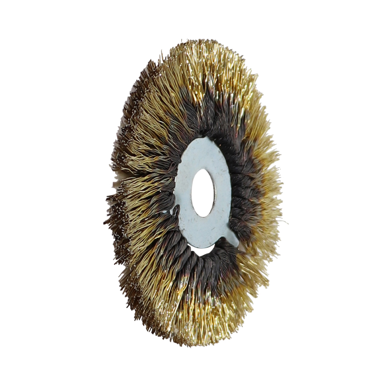 Brosse circulaire rotative diamètre 90 mm fils 35-100 alésage 14 mm Tip Top - vue 2