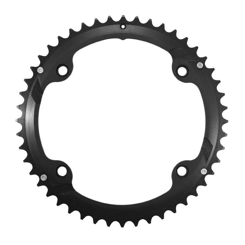Plateau route 4BRA d.145 pour campagnolo ta 48DTS exterieur record-super record-chorus-potenza gris 11V. - vue 2