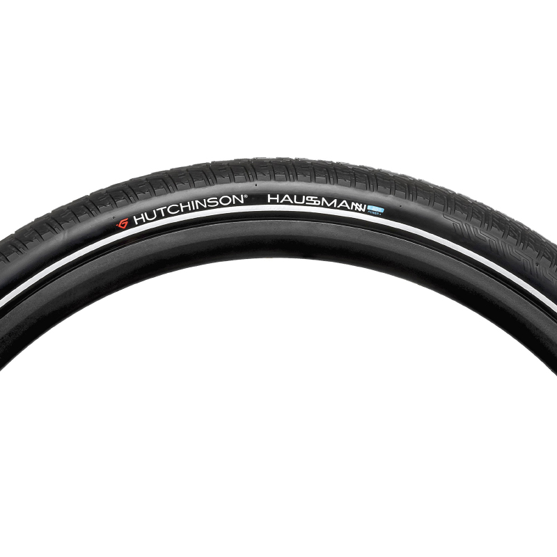 Pneu VTT urbain VAE 26 x 1.75 Hutchinson Haussmann Infinity Protect noir TR renforcé 5MM flanc réflex (47-559) homologué VAE E50 - vue 3