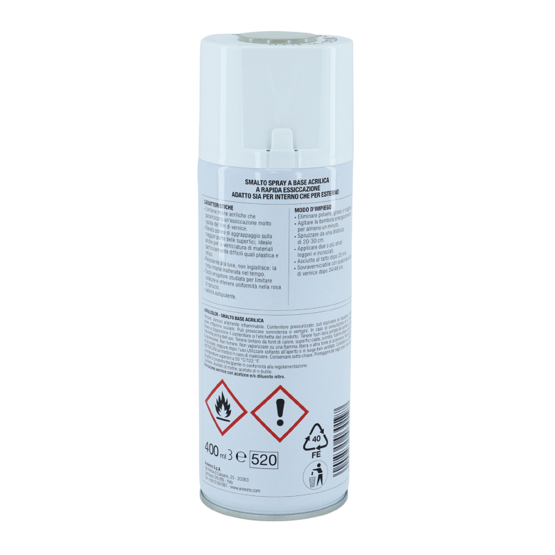Bombe de peinture acrylique Arexons gris silex RAL 7032 400 ml - vue 2