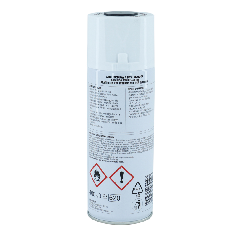 Bombe de peinture Arexons acrylique gris anthracite mat RAL 7016 400 ml - vue 2